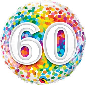 60 Rainbow Confetti