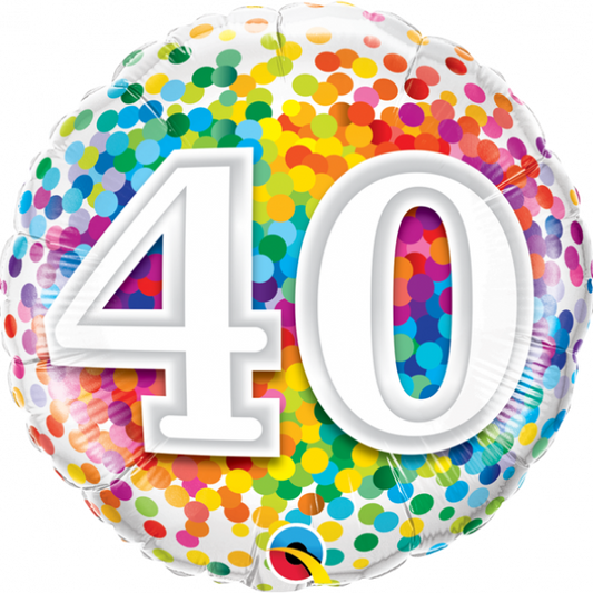 40 Rainbow Confetti