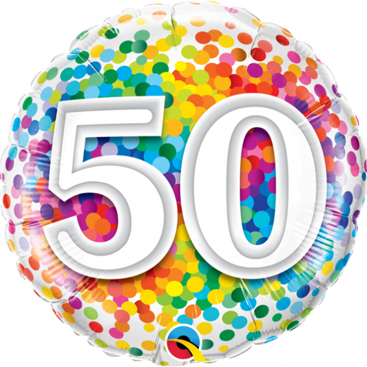 50 Rainbow Confetti