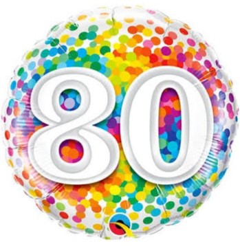 80 Rainbow Confetti