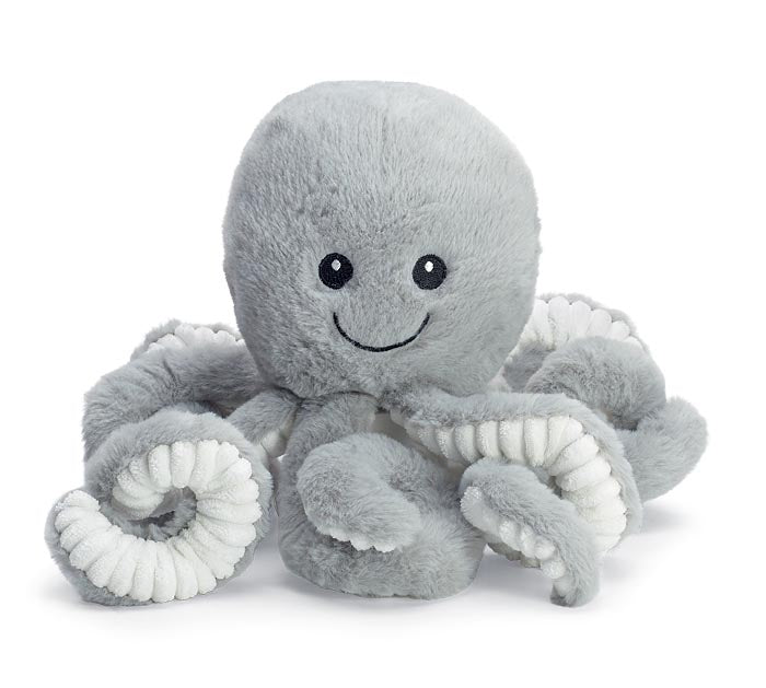 Gray Octopus Plush